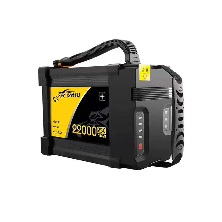 Tattu 22000mAh 44.4V 12S Burst 25C With AS150 Plug Lipo Battery For Big Load Multirotor Agriculture Spraying
Tattu 22000mAh 44.4V 12S Burst 25C With AS150 Plug Lipo Battery For Big Load Multirotor Agriculture Spraying