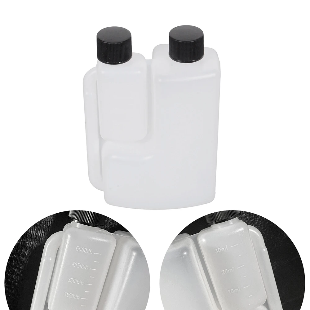 250ML Portable Oil Mixing Bottle Tool Accessories Fuel Petrol Mixer Oil Can with Double-headed
250ML Portable Oil Mixing Bottle Tool Accessories Fuel Petrol Mixer Oil Can with Double-headed
