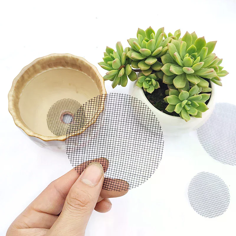 50 шт. круглых сетчатых поддонов-сеток для дренажа дна горшков, предотвращающих вынос почвы, для бонсай, цветов и растений, садовые инструменты
50 шт. круглых сетчатых поддонов-сеток для дренажа дна горшков, предотвращающих вынос почвы, для бонсай, цветов и растений, садовые инструменты