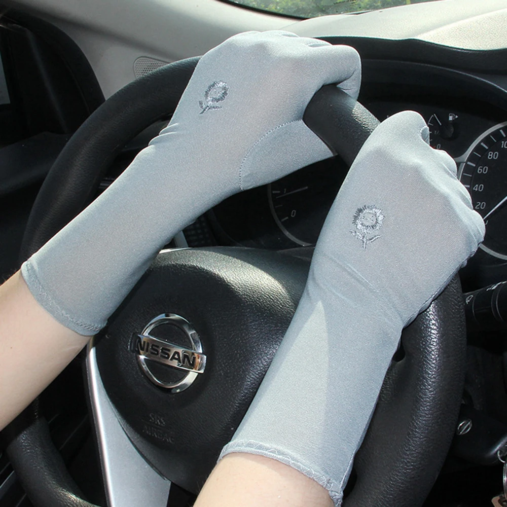 Summer Sunscreen Gloves Women Medium-long Thin Elastic Gloves Driving Car Accessories Flower Embroidered Breathable Glove 2023
Summer Sunscreen Gloves Women Medium-long Thin Elastic Gloves Driving Car Accessories Flower Embroidered Breathable Glove 2023