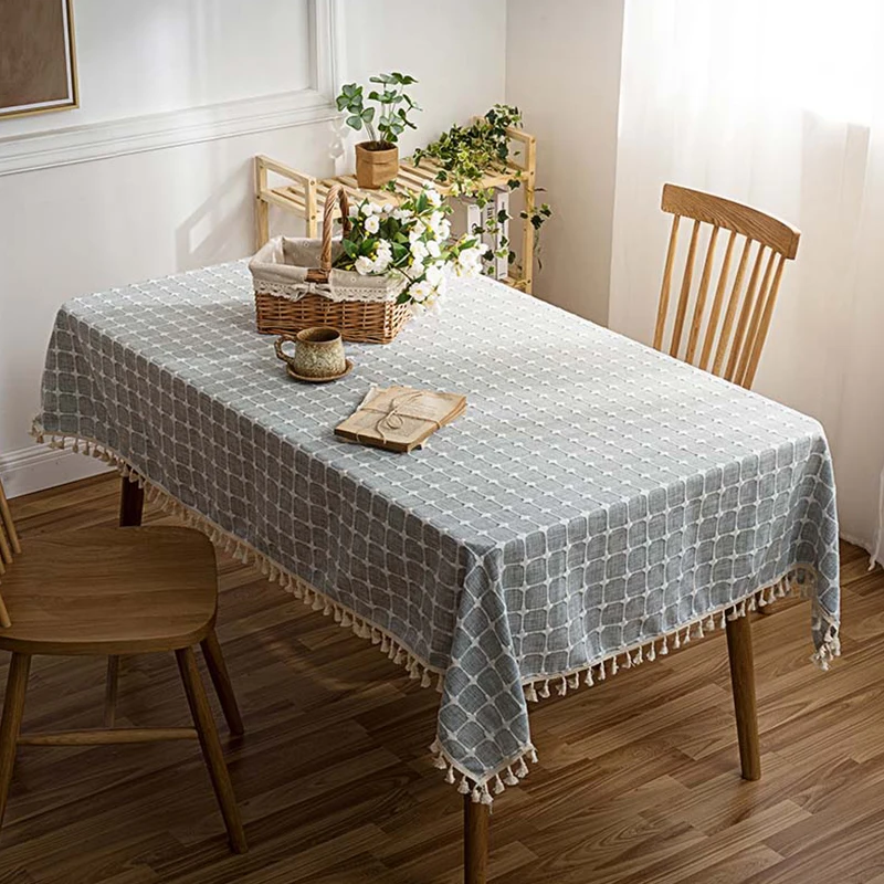 2024 Cotton and linen embroidered tablecloth, waterproof rectangular dining table and coffee table tablecloth
2024 Cotton and linen embroidered tablecloth, waterproof rectangular dining table and coffee table tablecloth