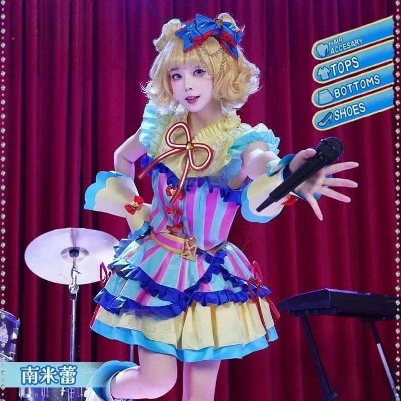 Lolita Dress Princess Dress Anime Pretty Rhythm Minami Mirei Cosplay Costume For Hallowmas Role Play Women 2025 Hot Sale
Lolita Dress Princess Dress Anime Pretty Rhythm Minami Mirei Cosplay Costume For Hallowmas Role Play Women 2025 Hot Sale
