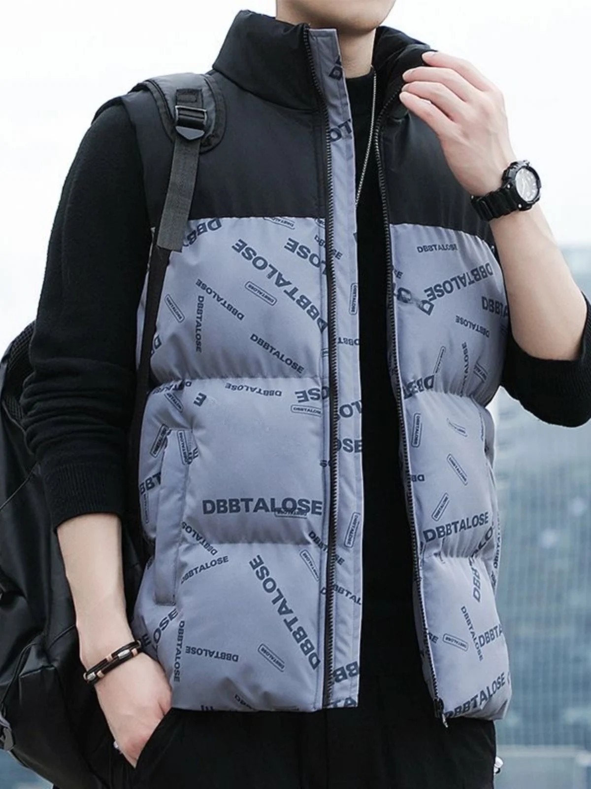 Мужской пуховый хлопковый жилет, зимний новый модный свободный жилет большого размера, верхняя одежда, теплая защита, спецодежда, хлопковая майка
Мужской пуховый хлопковый жилет, зимний новый модный свободный жилет большого размера, верхняя одежда, теплая защита, спецодежда, хлопковая майка