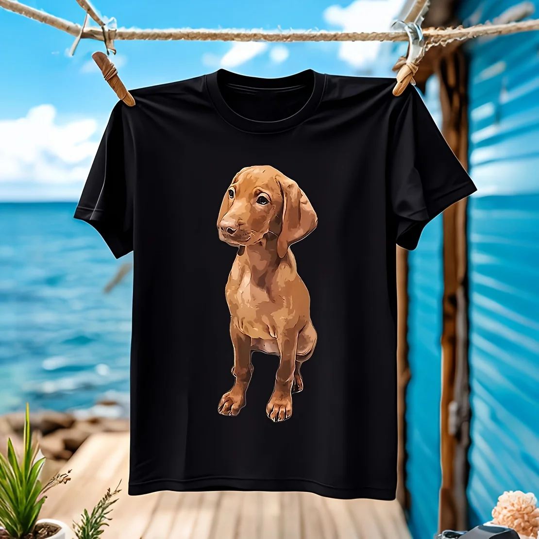 Vizsla Niedliche Ungarische Welpen Мужская футболка из 100% хлопка Повседневная дышащая удобная повседневная одежда доступна в вариау
Vizsla Niedliche Ungarische Welpen Мужская футболка из 100% хлопка Повседневная дышащая удобная повседневная одежда доступна в вариау