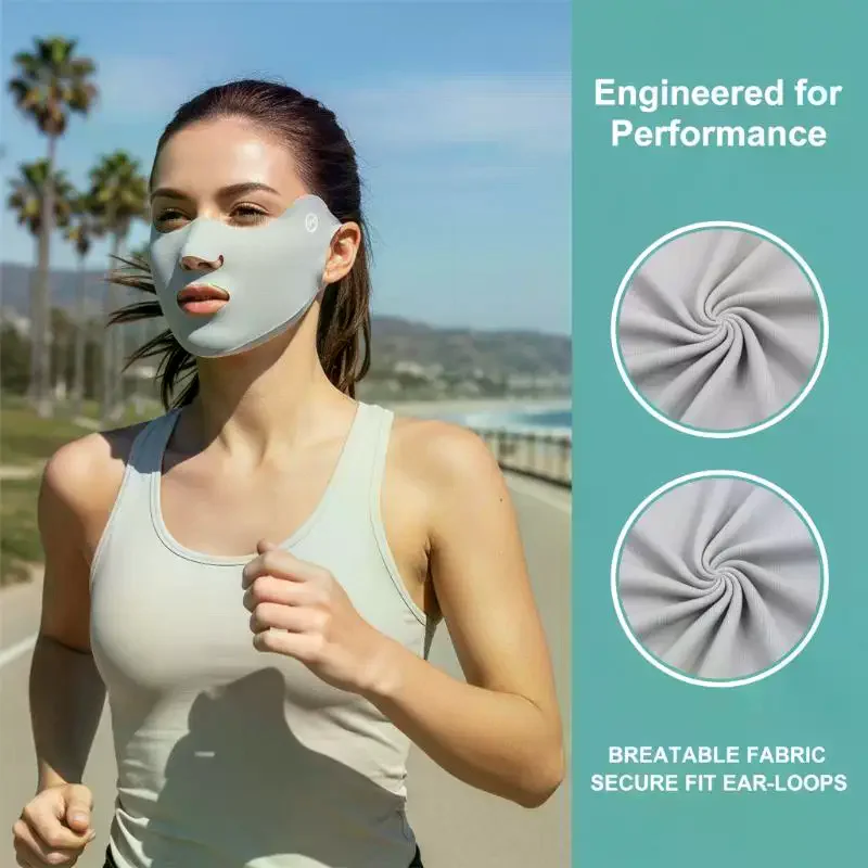 Ice Silk Mask 2PCS Pack UV Protection Washable Lightweight Breathable Face Mask for Summer Workouts
Ice Silk Mask 2PCS Pack UV Protection Washable Lightweight Breathable Face Mask for Summer Workouts
