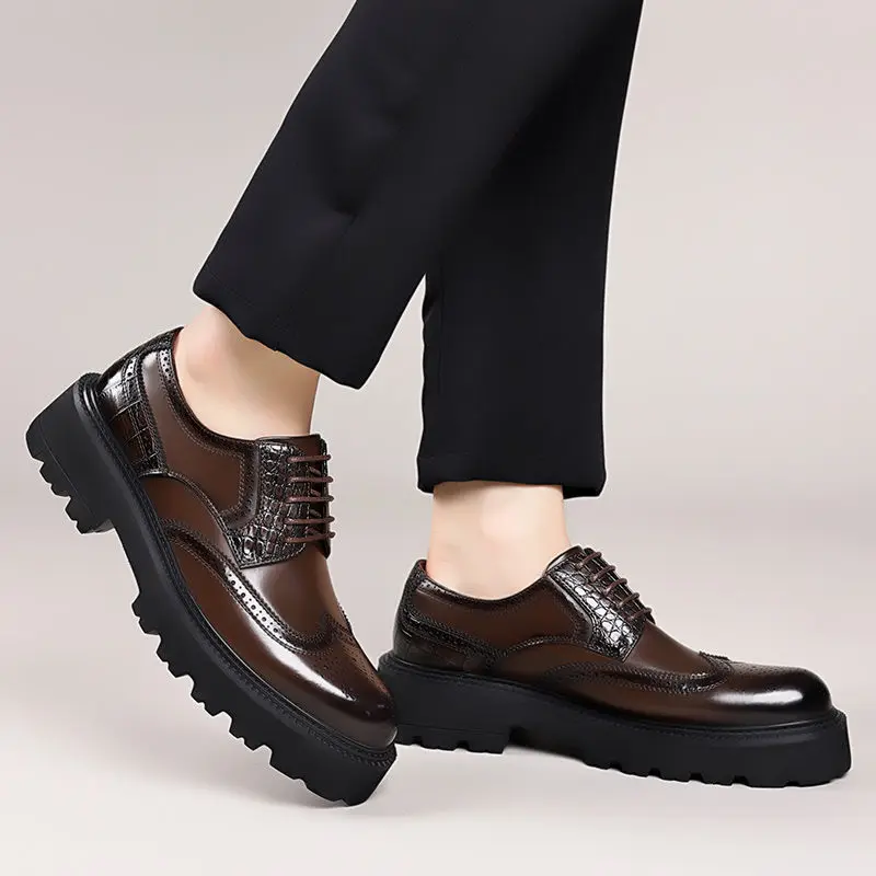 2025 Men's Leather Golf Shoes Fashion Brock Golf Shoes Outdoor Golf Sneakers Comfortable and wearable casual sports shoes
2025 Men's Leather Golf Shoes Fashion Brock Golf Shoes Outdoor Golf Sneakers Comfortable and wearable casual sports shoes