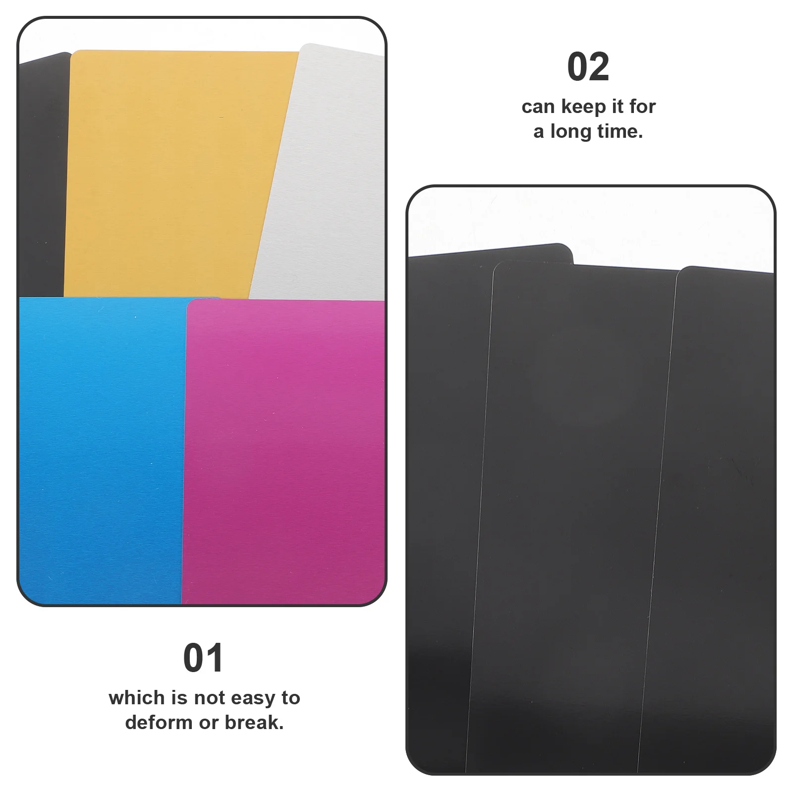 25Pcs Aluminum Business Cards Blank Metal Card Smooth Engraved Business Card DIY Metal Name Cards Engraving Blanks Products
25Pcs Aluminum Business Cards Blank Metal Card Smooth Engraved Business Card DIY Metal Name Cards Engraving Blanks Products