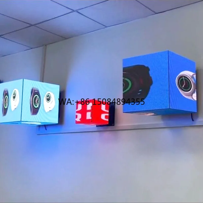 Factory Price Latest Design Led Cube Screen 4 Sides Cube P4 LED Display Screen Video Wall Suitable for Stage Event Display Cube
Factory Price Latest Design Led Cube Screen 4 Sides Cube P4 LED Display Screen Video Wall Suitable for Stage Event Display Cube