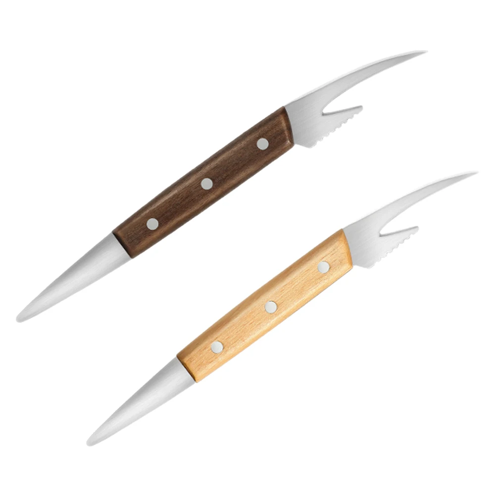 2pcs Line Removal Knife Stainless Steel Wood Handle Kitchen Gadgets Crab Shell Peeler Tool Shrimp Line Cleaner Easy Clean
2pcs Line Removal Knife Stainless Steel Wood Handle Kitchen Gadgets Crab Shell Peeler Tool Shrimp Line Cleaner Easy Clean