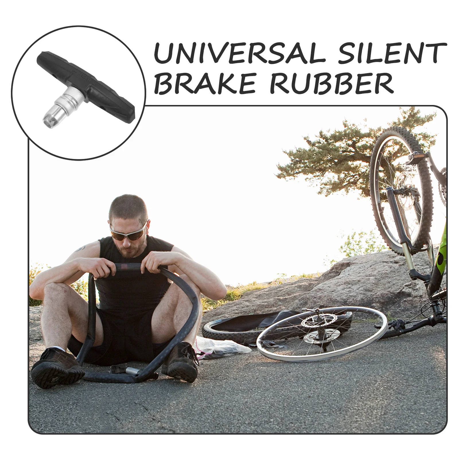 4pcs Bicycle Brake Pads Rubber Metal Wear-Resistant For Mountain Bike Road Cycling Bike Braking Tools Accessories
4pcs Bicycle Brake Pads Rubber Metal Wear-Resistant For Mountain Bike Road Cycling Bike Braking Tools Accessories