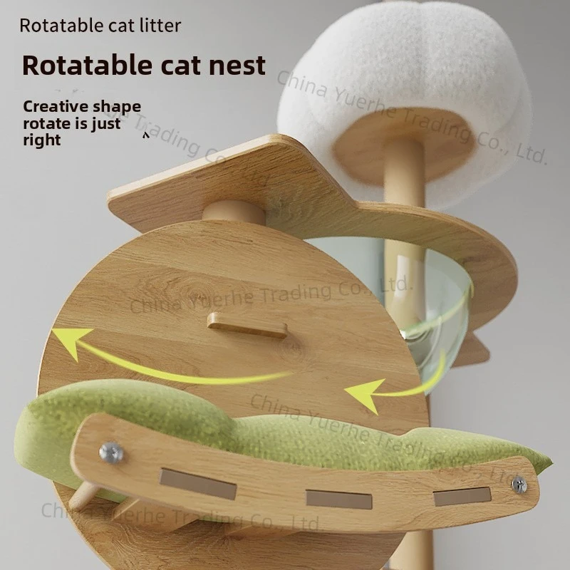 Cat climbing frame Large wooden cat frame House scratching post does not occupy the delivery room Space capsule Cat frame
Cat climbing frame Large wooden cat frame House scratching post does not occupy the delivery room Space capsule Cat frame