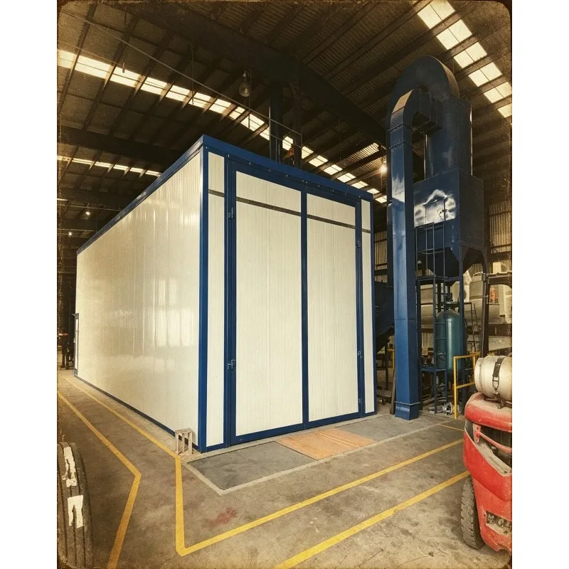 Sand Shot Blasting Room/Cabinet/Chamber Sandblasting and Powder Coating Installation Industrial Blast Room with Dust Collector
Sand Shot Blasting Room/Cabinet/Chamber Sandblasting and Powder Coating Installation Industrial Blast Room with Dust Collector