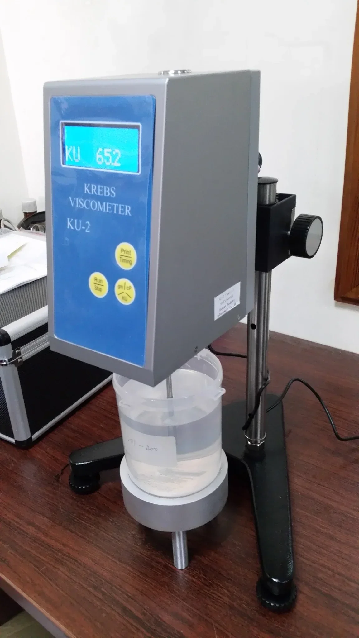 Laboratory Stormer Viscometer /Biuged Krebs Stormer Viscometer/KU Krebs Stormer Viscometer
Laboratory Stormer Viscometer /Biuged Krebs Stormer Viscometer/KU Krebs Stormer Viscometer