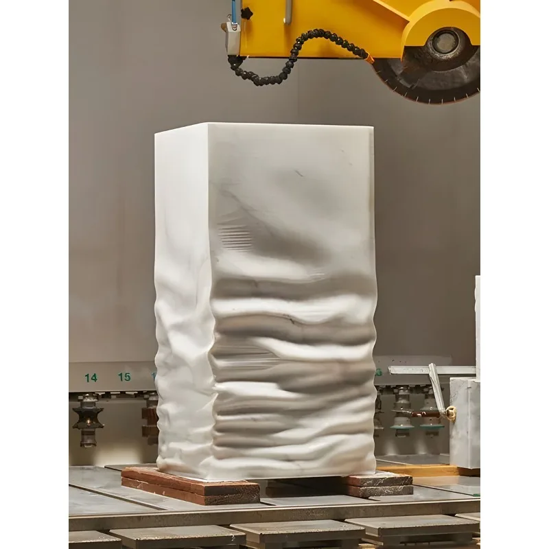 Floor-to-ceiling balcony marble column basin wash basin villa white simple creative outdoor
Floor-to-ceiling balcony marble column basin wash basin villa white simple creative outdoor
