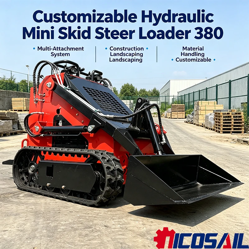 Customizable Hydraulic Mini Skid Steer Loader 380 with Multi-Attachment System for Construction, Landscaping & Material Handling
Customizable Hydraulic Mini Skid Steer Loader 380 with Multi-Attachment System for Construction, Landscaping & Material Handling
