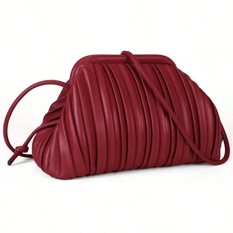 Clutch Purse And Dumpling Bag For Women,Designer Cloud Handbag And Ruched Bag With Detachable Shoulder Strap
Clutch Purse And Dumpling Bag For Women,Designer Cloud Handbag And Ruched Bag With Detachable Shoulder Strap