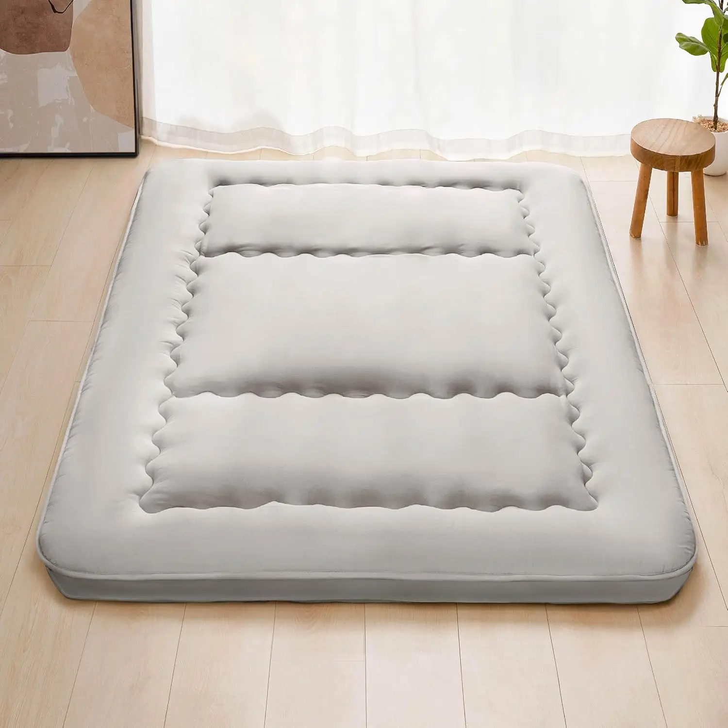 Japanese Floor Mattress, Queen Futon Mattress, Foldable Tatami Mattr Camping Mat For Adults, Kids, Guest Room, Grey
Japanese Floor Mattress, Queen Futon Mattress, Foldable Tatami Mattr Camping Mat For Adults, Kids, Guest Room, Grey