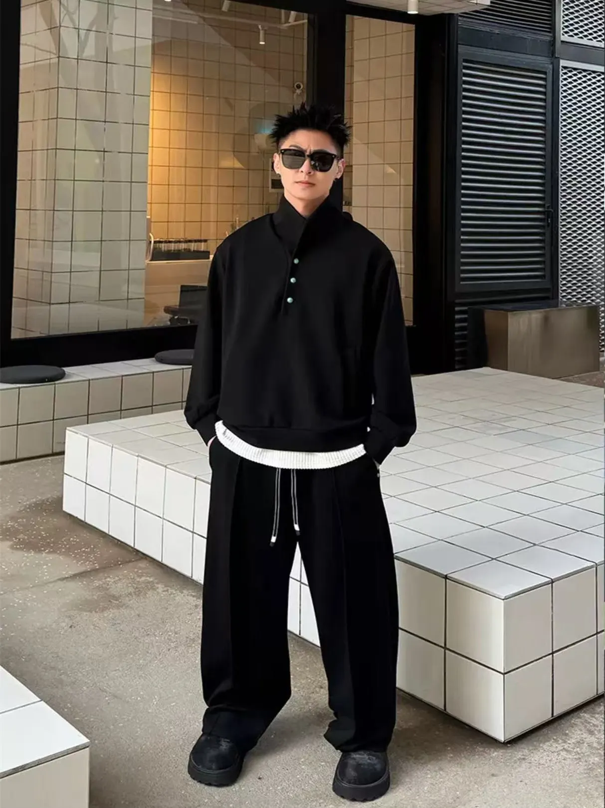 Spring New Men's American Loose Faion Casual Sports Set Hoodie Casual Pants Two-Piece Set Long Sve Cotton Blend Fabric
Spring New Men's American Loose Faion Casual Sports Set Hoodie Casual Pants Two-Piece Set Long Sve Cotton Blend Fabric