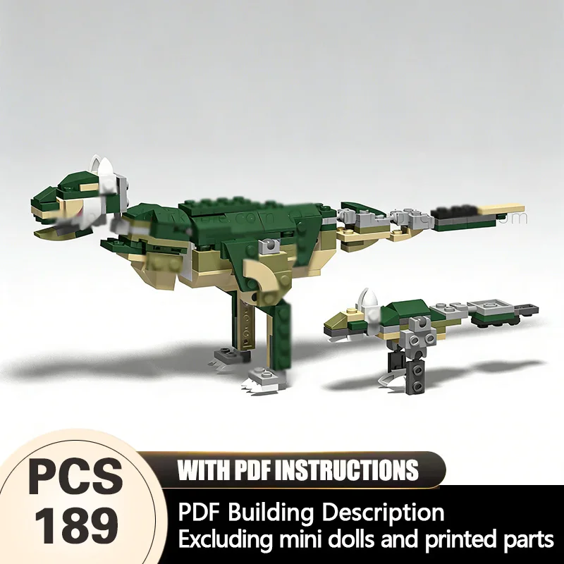 Creators Animal Series Model MOC Building Bricks Viridescent Dinosaur Modular Technology Gift Holiday Assemble Children Toy Suit
Creators Animal Series Model MOC Building Bricks Viridescent Dinosaur Modular Technology Gift Holiday Assemble Children Toy Suit