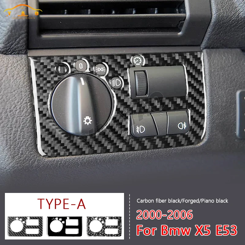 Car Sticker For BMW X5 E53 2000 2001 2002 2003 2004 2005 2006 Car Headlight Switch Panel Cover Trim Accessories
Car Sticker For BMW X5 E53 2000 2001 2002 2003 2004 2005 2006 Car Headlight Switch Panel Cover Trim Accessories