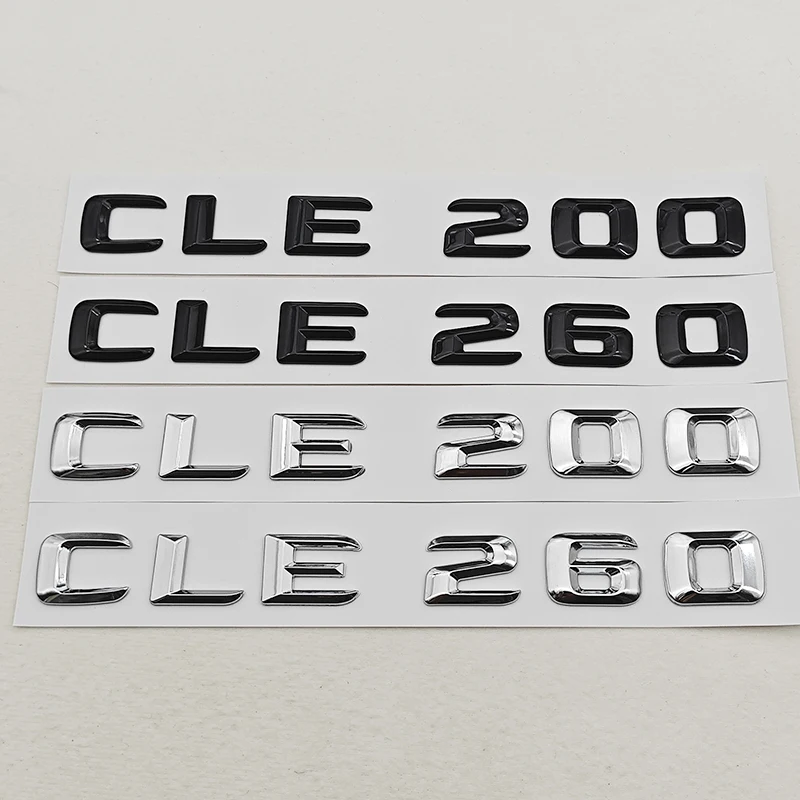 3D ABS Car Letters Logo CLE200 CLE260 Badge Rear Trunk Emblem Decals For Mercedes Benz CLE Class CLE 200 CLE260 Accessories
3D ABS Car Letters Logo CLE200 CLE260 Badge Rear Trunk Emblem Decals For Mercedes Benz CLE Class CLE 200 CLE260 Accessories