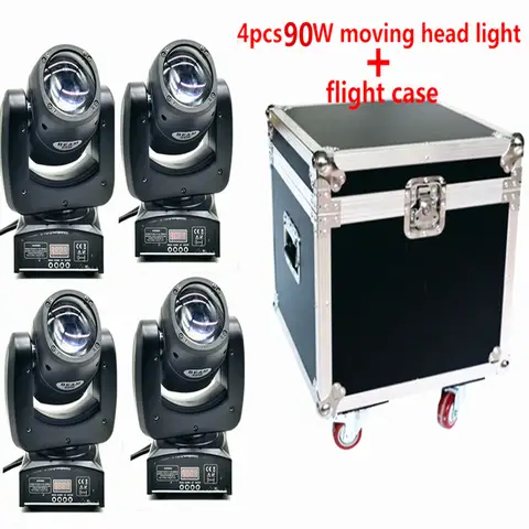 LED 90W Beam Moving Headlight RGBW 4in1 With The Best Brightness Dmx Supporting The Voice Activation Automatic Mode of The Disco