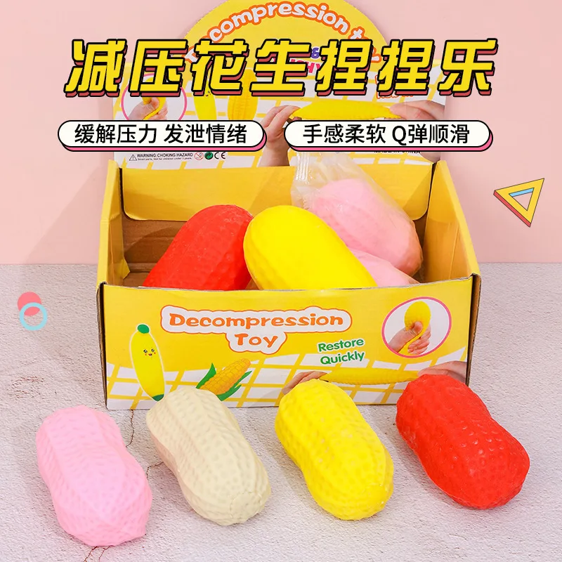 Peanut Stress Ball Crunchy Squeeze Ball Squishy Toy Buttery-Soft Feel Fidget Toy ASMR Sensory Anti Stress Relief Toy for Adults
Peanut Stress Ball Crunchy Squeeze Ball Squishy Toy Buttery-Soft Feel Fidget Toy ASMR Sensory Anti Stress Relief Toy for Adults