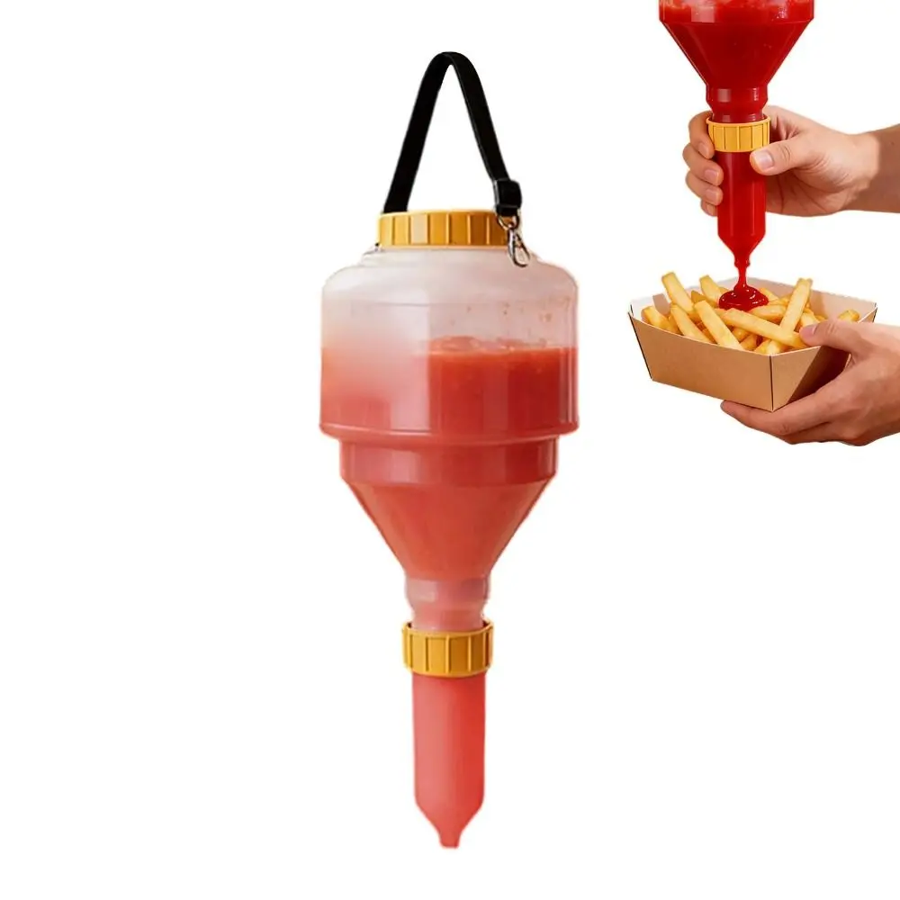 Leakproof Sauce Dispenser Large Capacity Refillable Condiment Container Easy Cleaning Portable Mustard Dispenser
Leakproof Sauce Dispenser Large Capacity Refillable Condiment Container Easy Cleaning Portable Mustard Dispenser