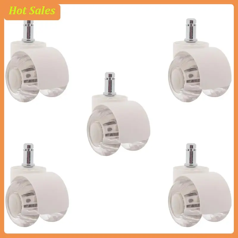 AA05 5Pcs Office Chair Casters Wheels 2 Inch Heavy Duty Mute Desk Chair Wheels Universal Fit Wheels For All Floors
AA05 5Pcs Office Chair Casters Wheels 2 Inch Heavy Duty Mute Desk Chair Wheels Universal Fit Wheels For All Floors