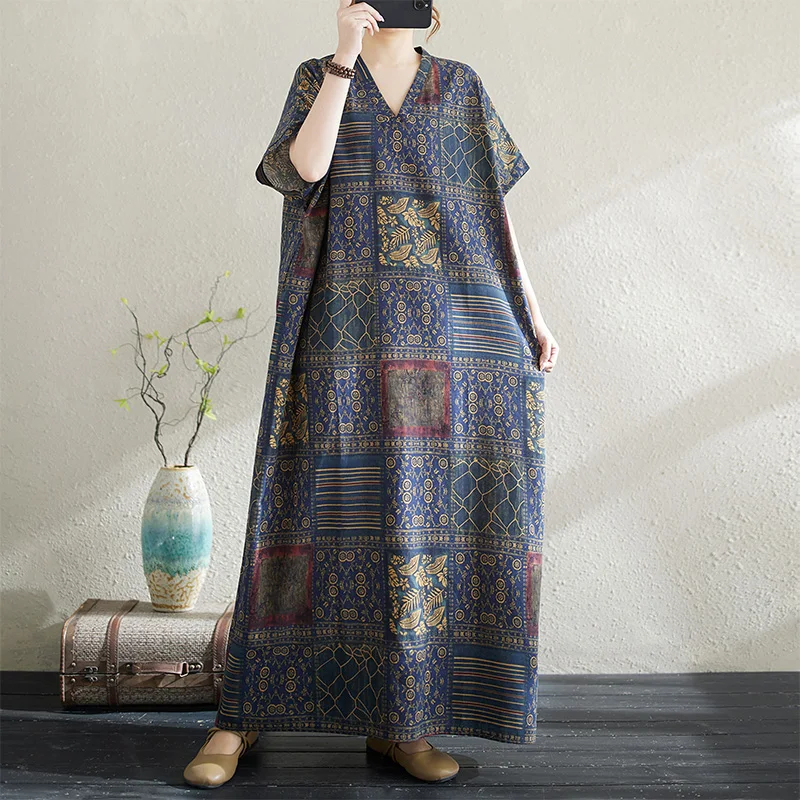 Новая летняя хлопково-льняная свободная юбка с v-образным вырезом и принтом больших размеров, простая праздничная длинная женская пляжная юбка Thi Batwing Sve
Новая летняя хлопково-льняная свободная юбка с v-образным вырезом и принтом больших размеров, простая праздничная длинная женская пляжная юбка Thi Batwing Sve