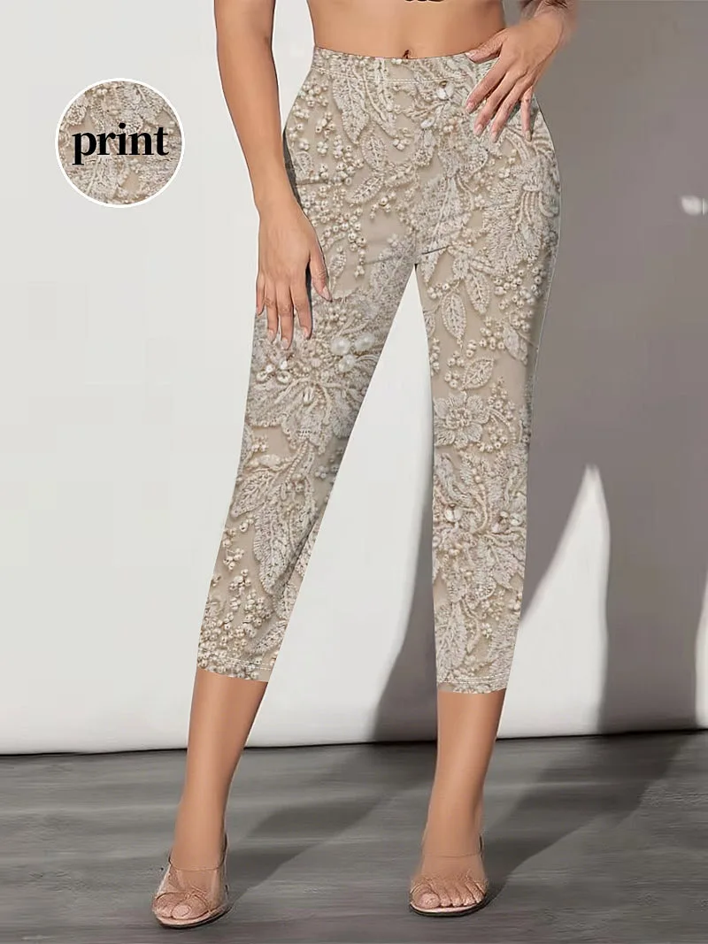 Directional Women'S Capri Leggings, Floral Print Skinny Pants
Directional Women'S Capri Leggings, Floral Print Skinny Pants