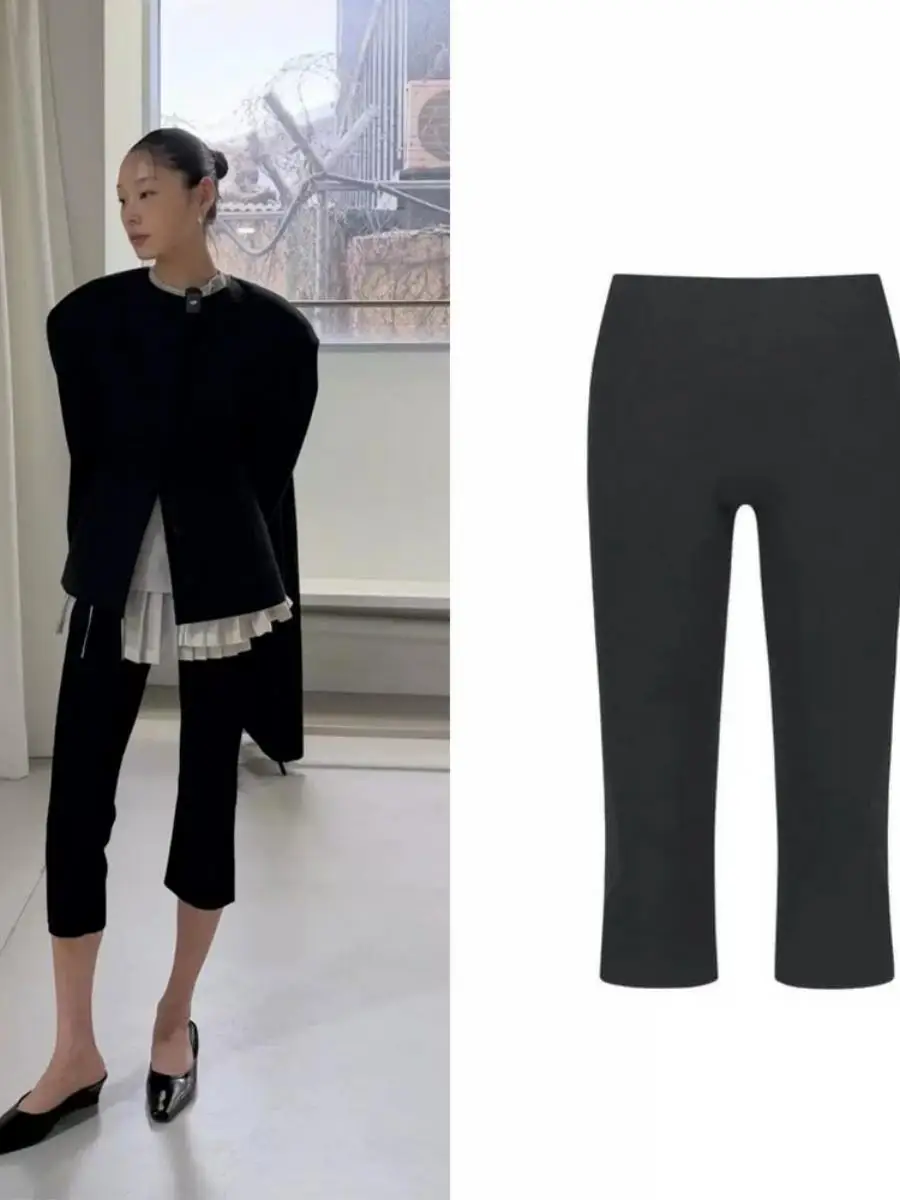 High Waist Slim Fit Seven Inch Pants Women's Minimalist Elegant Stretchy Commute Cigarette Pants Casual Style Spring Season
High Waist Slim Fit Seven Inch Pants Women's Minimalist Elegant Stretchy Commute Cigarette Pants Casual Style Spring Season