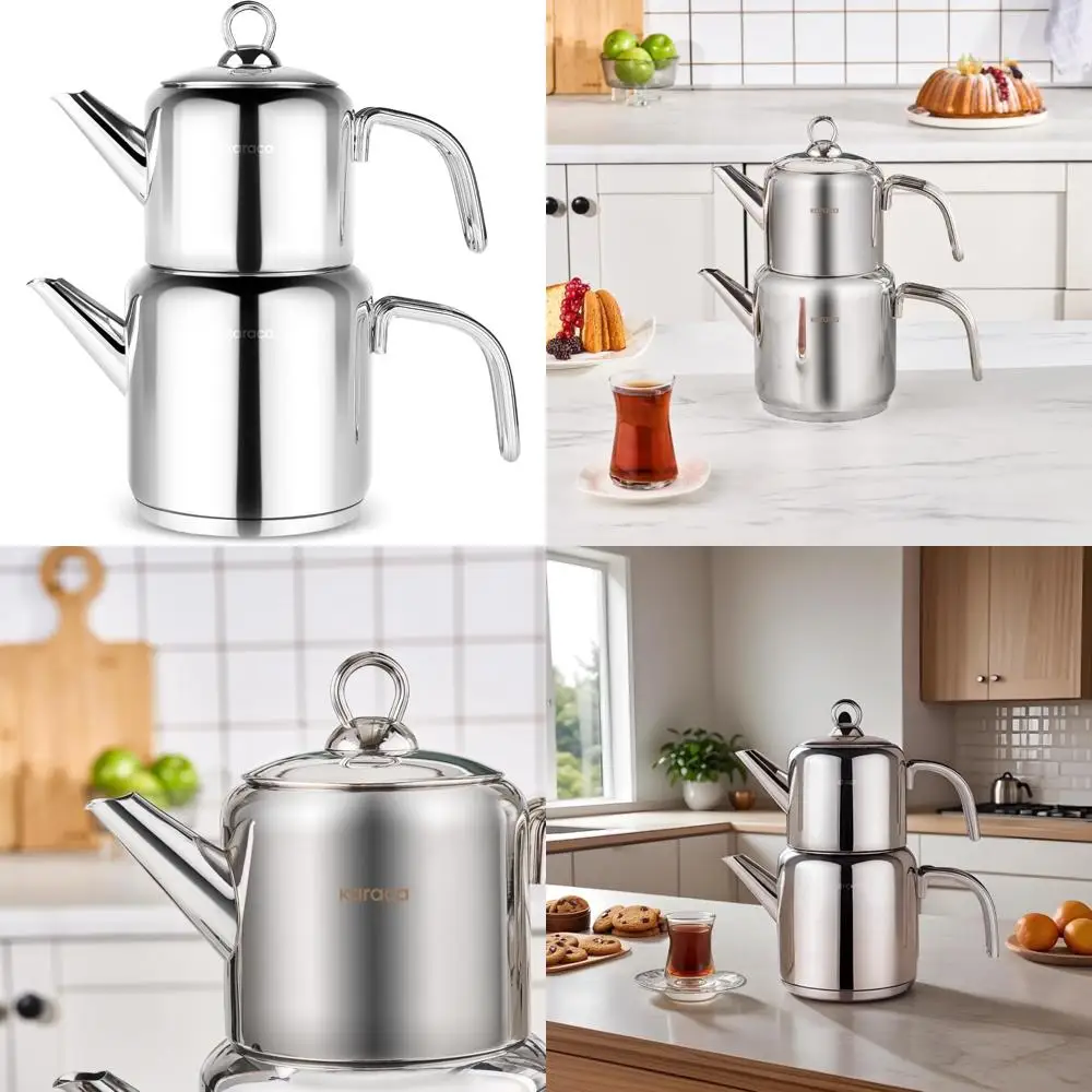 Чайный сервиз на индукционной основе из нержавеющей стали с чайником емкостью 1 л и чайником объемом 2 л, можно мыть в посудомоечной машине, традиционная турецкая чайная машина
Чайный сервиз на индукционной основе из нержавеющей стали с чайником емкостью 1 л и чайником объемом 2 л, можно мыть в посудомоечной машине, традиционная турецкая чайная машина