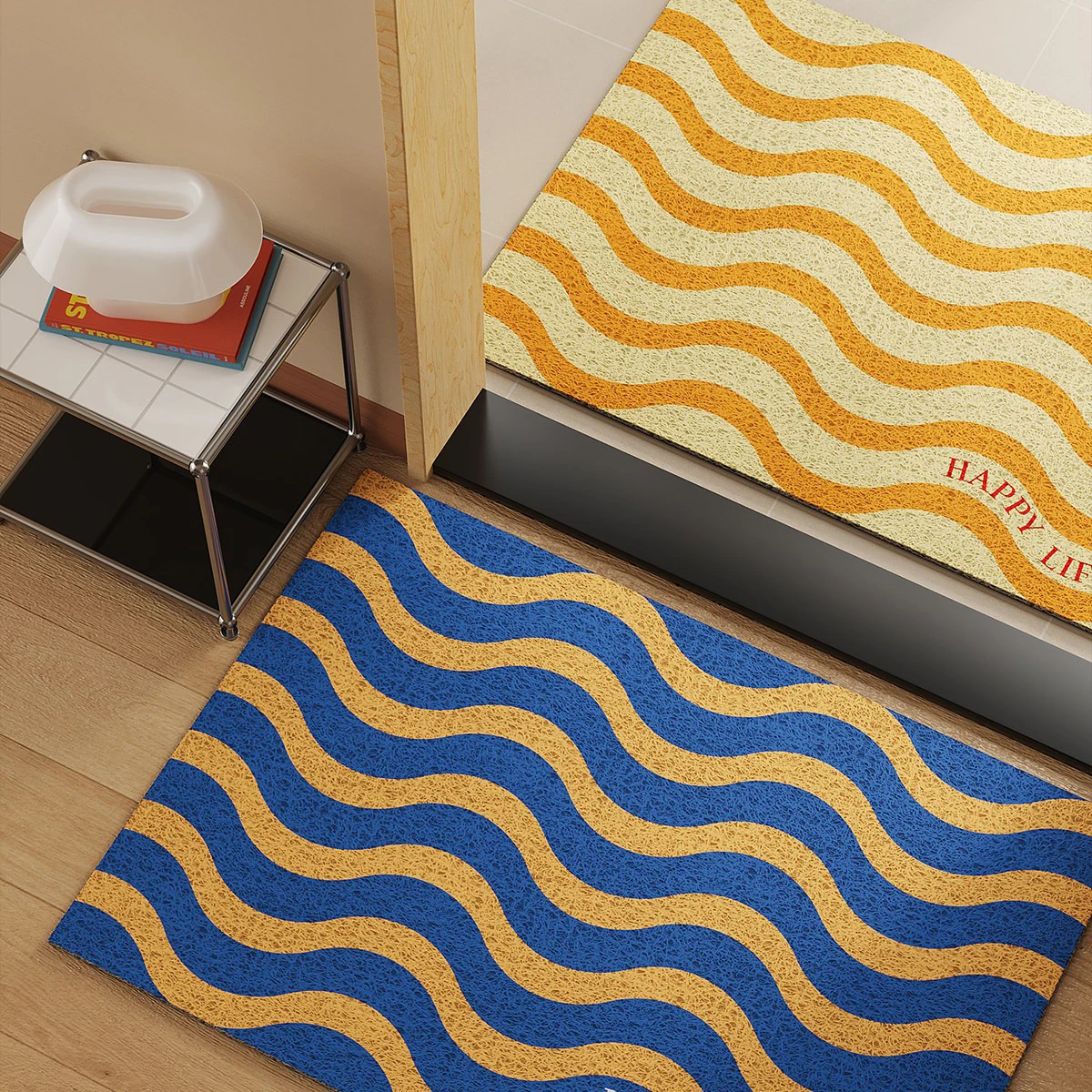 Door Mat Entrance Carpet Wave-shaped Pattern Entryway Doormat Anti-slip Dirty Resistant Washable Rugs Home Decoration Fussmatte
Door Mat Entrance Carpet Wave-shaped Pattern Entryway Doormat Anti-slip Dirty Resistant Washable Rugs Home Decoration Fussmatte