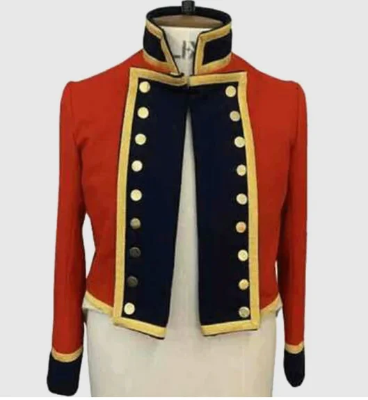 Victorian Men's Red Officer Style Gold Button Military Costume Jacket Men's Hussar Jacket Navy Jacket Medieval Vintage Jacket
Victorian Men's Red Officer Style Gold Button Military Costume Jacket Men's Hussar Jacket Navy Jacket Medieval Vintage Jacket
