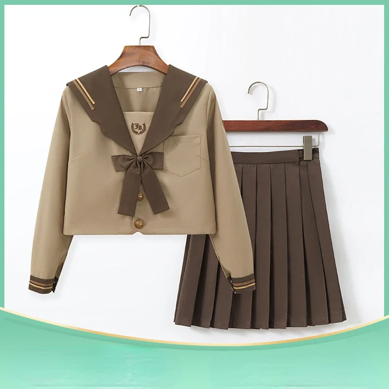 Brown Uniforms College Middle School Students Sailor Uniforms School JK Uniforms Anime Cospaly Students Clothing 2025 Hot Sale
Brown Uniforms College Middle School Students Sailor Uniforms School JK Uniforms Anime Cospaly Students Clothing 2025 Hot Sale