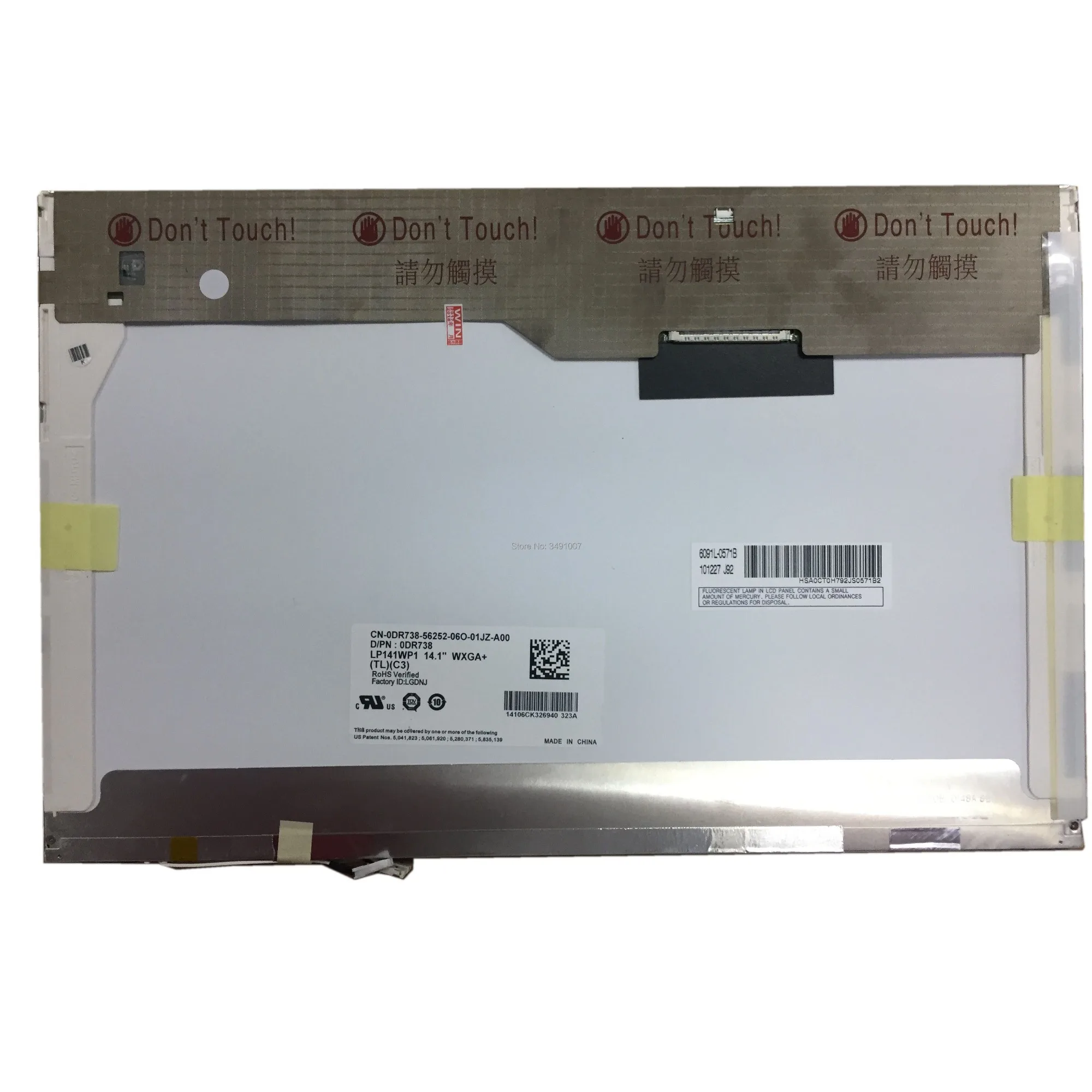 LALAWIN LP141WP1 TLC3 LTN141BT02 N141C3-L04 B141PW02 V.0 Laptop lcd screen 1440*900 LVDS 30pins
LALAWIN LP141WP1 TLC3 LTN141BT02 N141C3-L04 B141PW02 V.0 Laptop lcd screen 1440*900 LVDS 30pins