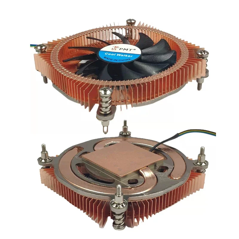 ITX ultra-thin pure copper heat pipe CPU radiator 1700 1200 115X industrial control NAS silent OPS ball fan
ITX ultra-thin pure copper heat pipe CPU radiator 1700 1200 115X industrial control NAS silent OPS ball fan
