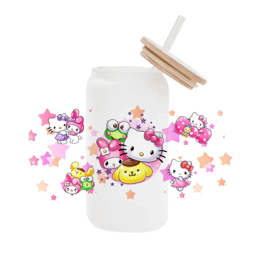 Lovely Mini Sanio Friends UV DTF Sticker Kuromi Hello Kitty Patterns Cups Wraps For 16oz Cups Decals
Lovely Mini Sanio Friends UV DTF Sticker Kuromi Hello Kitty Patterns Cups Wraps For 16oz Cups Decals