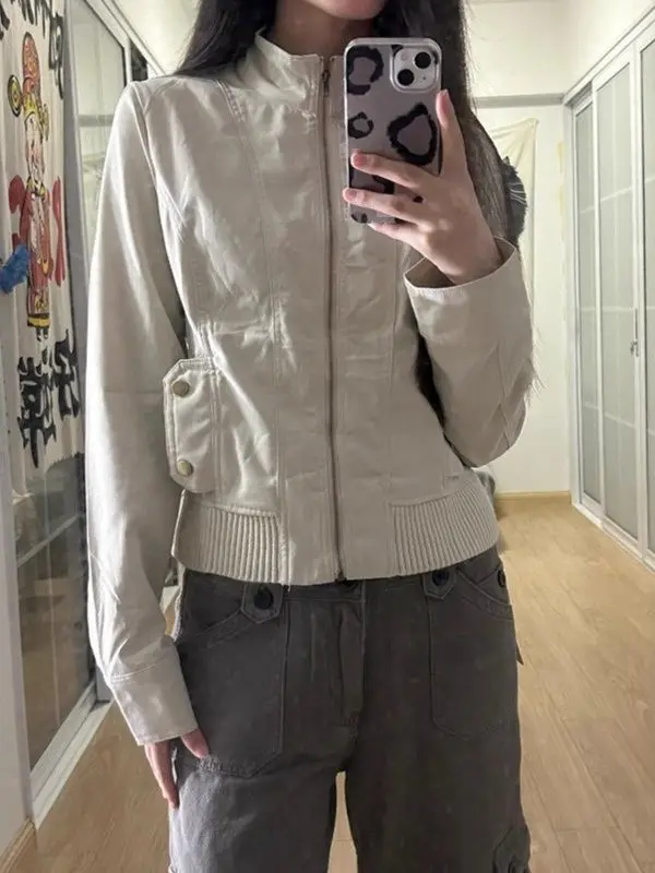 Повседневная уличная куртка в стиле гранж Y2k с воротником-стойкой, субкультура, винтажные пальто в стиле сафари в стиле Харадзюку с капюшоном, женские толстовки на молнии
Повседневная уличная куртка в стиле гранж Y2k с воротником-стойкой, субкультура, винтажные пальто в стиле сафари в стиле Харадзюку с капюшоном, женские толстовки на молнии