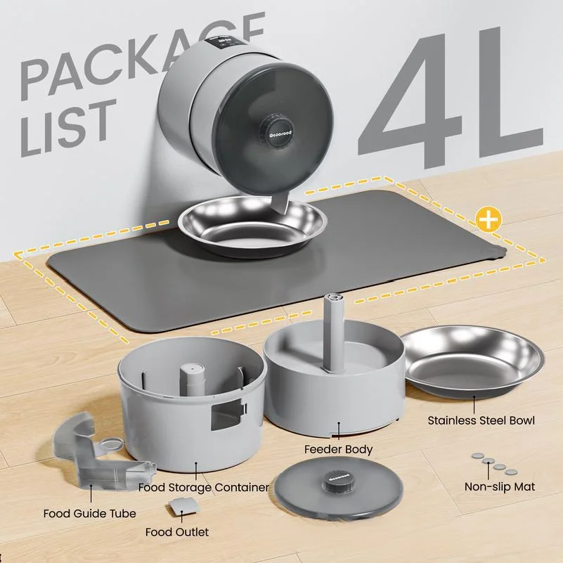 large capacity cat feeder, intelligent APP and high-definition camera, stainless steel food bowl
large capacity cat feeder, intelligent APP and high-definition camera, stainless steel food bowl