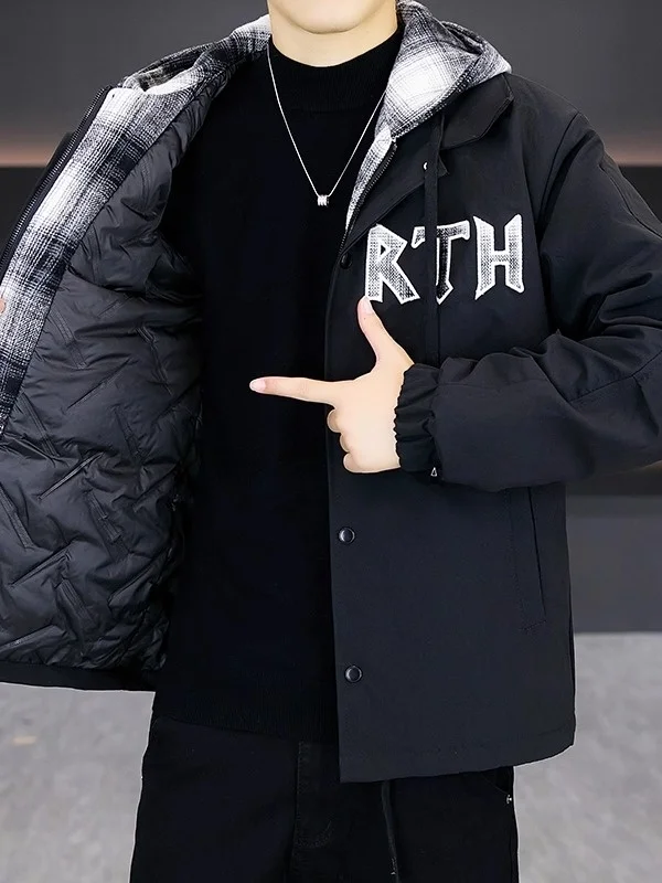 New 2026 Winter Thickened Casual Cotton Jacket for Men with Hood Warm Stylish Autumn Winter Coat Standard Fit Fashion Urban S...
New 2026 Winter Thickened Casual Cotton Jacket for Men with Hood Warm Stylish Autumn Winter Coat Standard Fit Fashion Urban S...