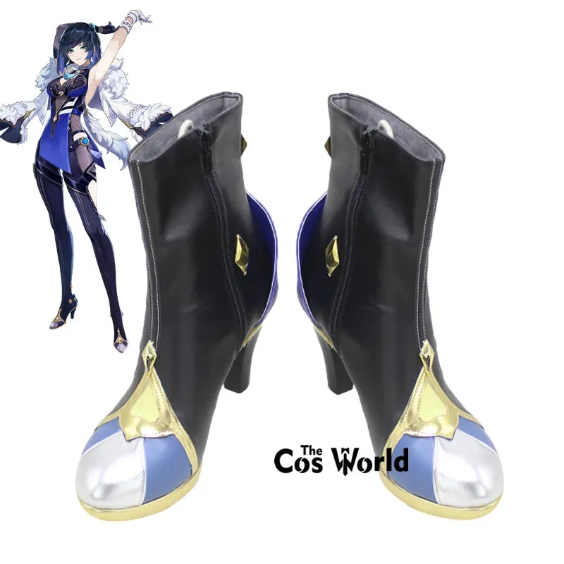 Genshin Yelan Games Настроить обувь на высоком каблуке для косплея Сапоги
Genshin Yelan Games Настроить обувь на высоком каблуке для косплея Сапоги