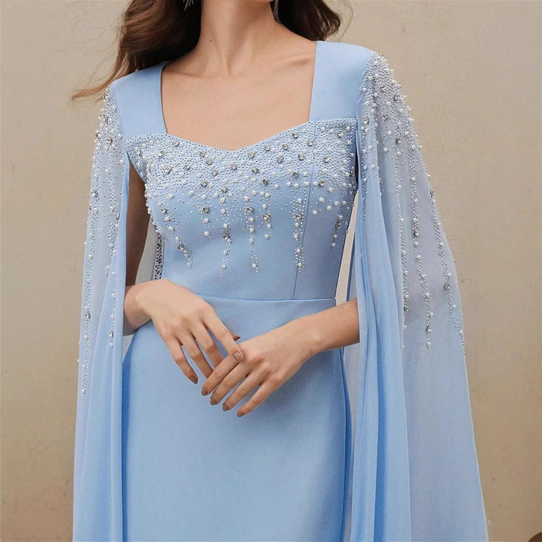 New Arrival Oem Luxury Beaded Embroidered Chiffon Dress for Muslim Women Middle East Europe Fashion
New Arrival Oem Luxury Beaded Embroidered Chiffon Dress for Muslim Women Middle East Europe Fashion