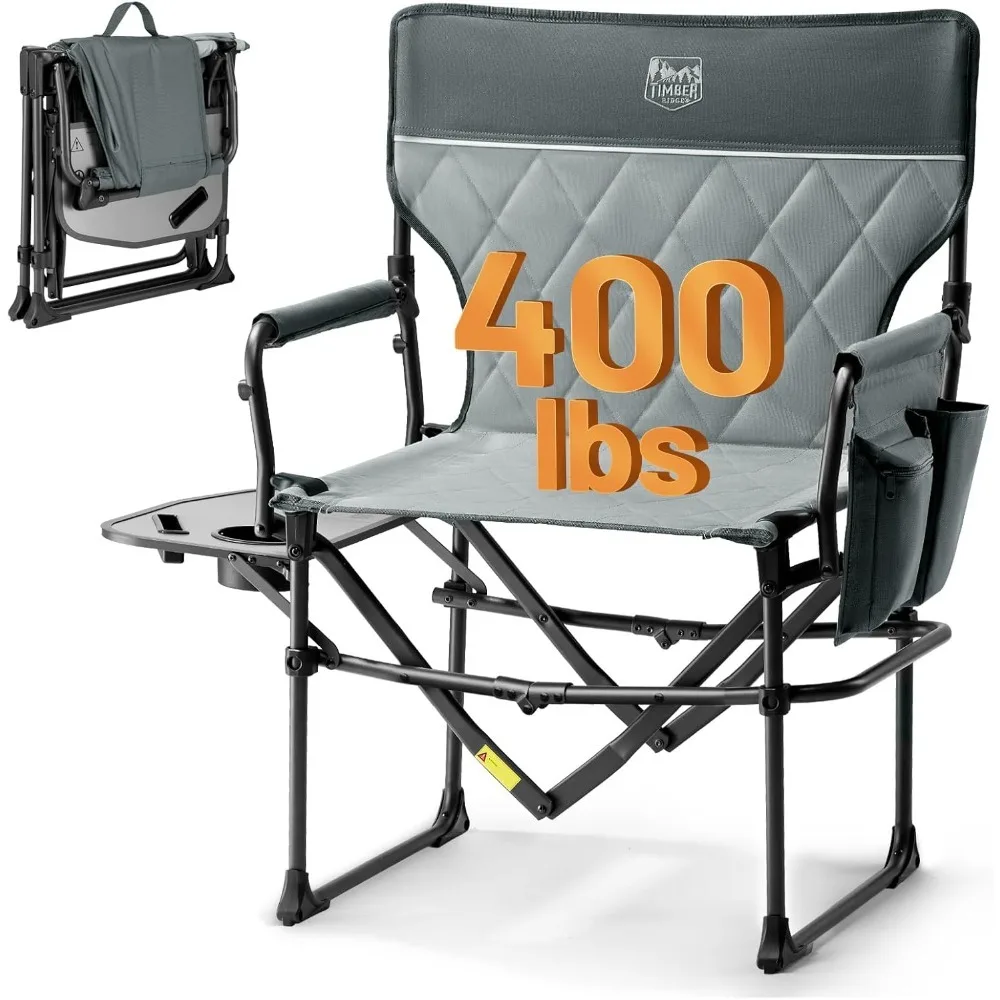 CQAluminum Camping Directors Chair with Side Table Pocket, Portable Folding Chair, Heavy Duty Lawn Chair for Fishing Trip Picnic
CQAluminum Camping Directors Chair with Side Table Pocket, Portable Folding Chair, Heavy Duty Lawn Chair for Fishing Trip Picnic
