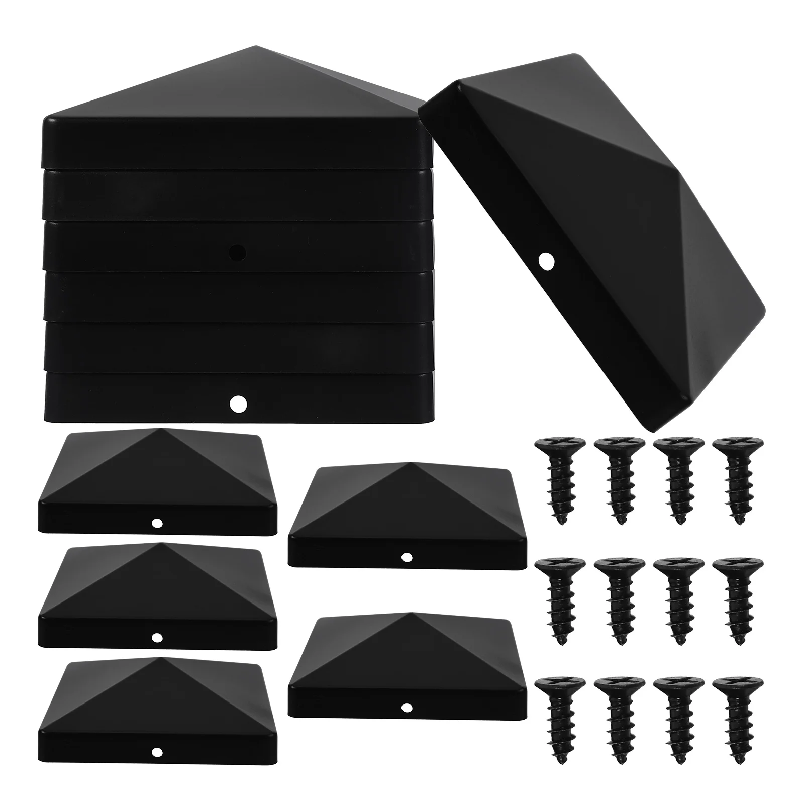12 Pcs Post Caps Plastic Guardrail Covers 4 Inch Decorative Fence Post Caps Square Decorative Parts Accessories Durable Outdoor
12 Pcs Post Caps Plastic Guardrail Covers 4 Inch Decorative Fence Post Caps Square Decorative Parts Accessories Durable Outdoor