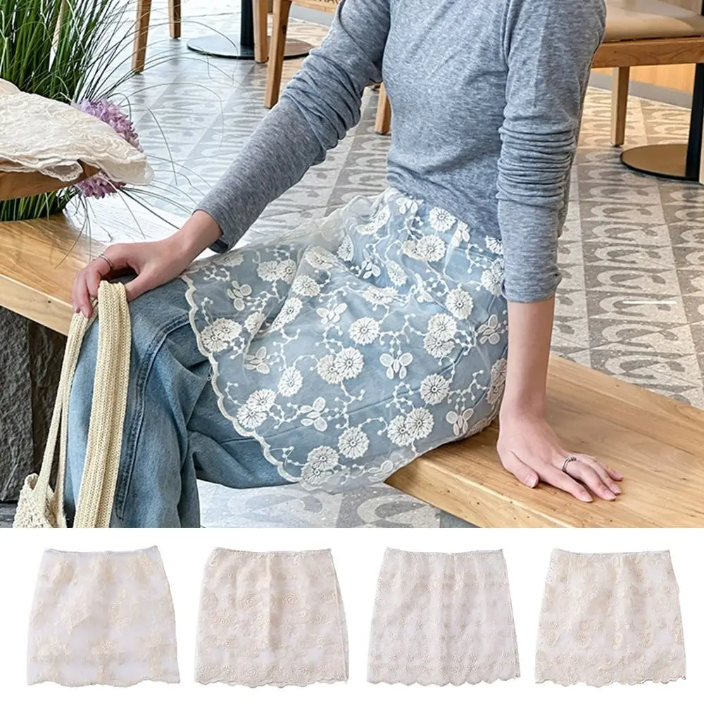 New Sweet Half-length Lace Skirt Y2K Streetwear White Color Mini Skirt Multilayer Harajuku Pleated Skirts Jeans Decoration
New Sweet Half-length Lace Skirt Y2K Streetwear White Color Mini Skirt Multilayer Harajuku Pleated Skirts Jeans Decoration