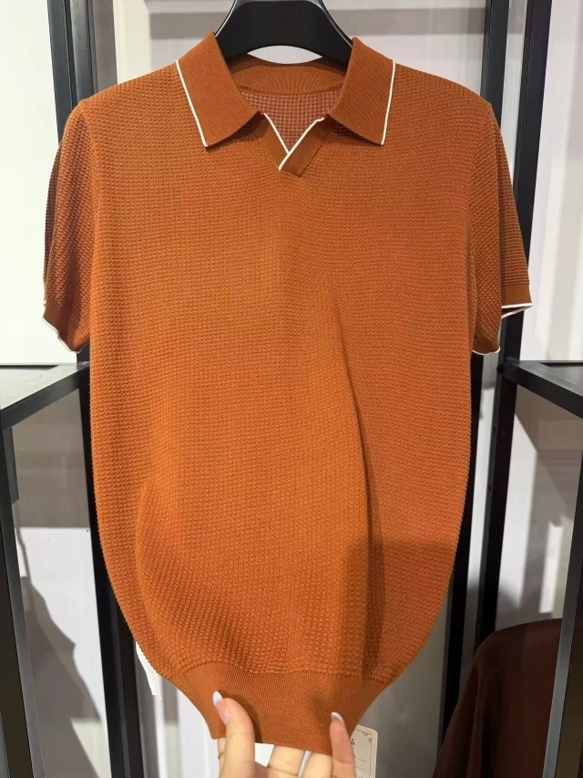 Summer New Men's Fashionable Short Sleeve Turn-down Collar T-shirt Versatile High Quality Cool Business Casual Standard Fit
Summer New Men's Fashionable Short Sleeve Turn-down Collar T-shirt Versatile High Quality Cool Business Casual Standard Fit