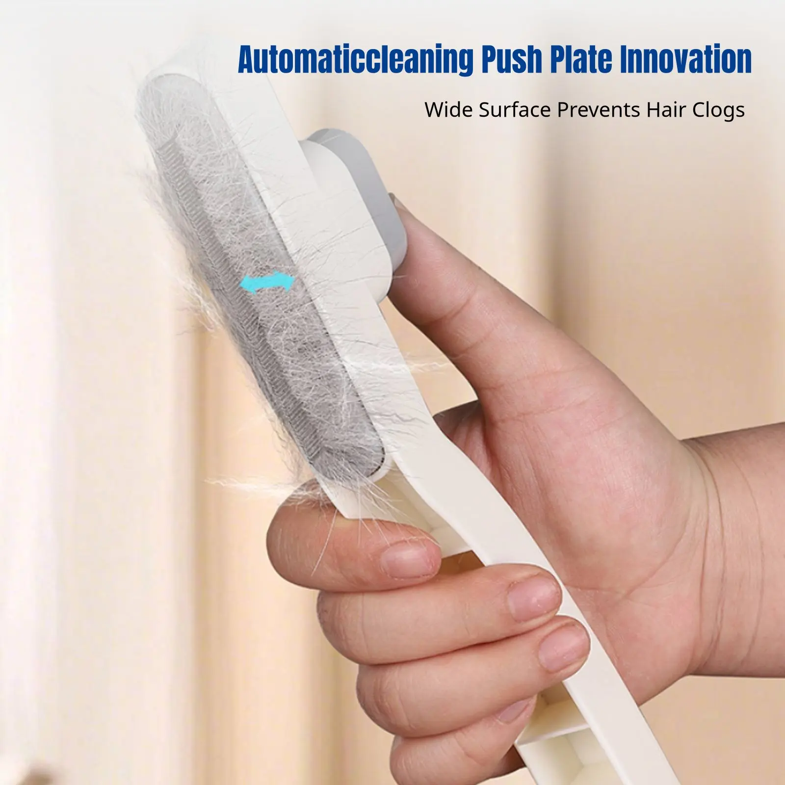 Pet Hair Remover Comb for Dogs, Portable Grooming Brush, Easy Shedding Removal, Automatic Cleaning, Tangle-Free
Pet Hair Remover Comb for Dogs, Portable Grooming Brush, Easy Shedding Removal, Automatic Cleaning, Tangle-Free