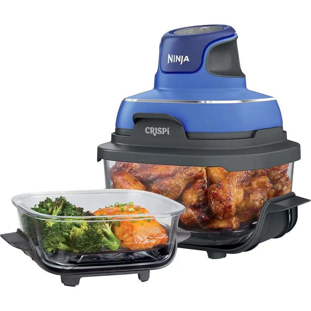 Ninja Crispi Air Fryer, Microwave, Freezer & Dishwasher Safe, Non Toxic Glass Portable Cooking System, 4 QT & 6 Cup Glass Contai
Ninja Crispi Air Fryer, Microwave, Freezer & Dishwasher Safe, Non Toxic Glass Portable Cooking System, 4 QT & 6 Cup Glass Contai